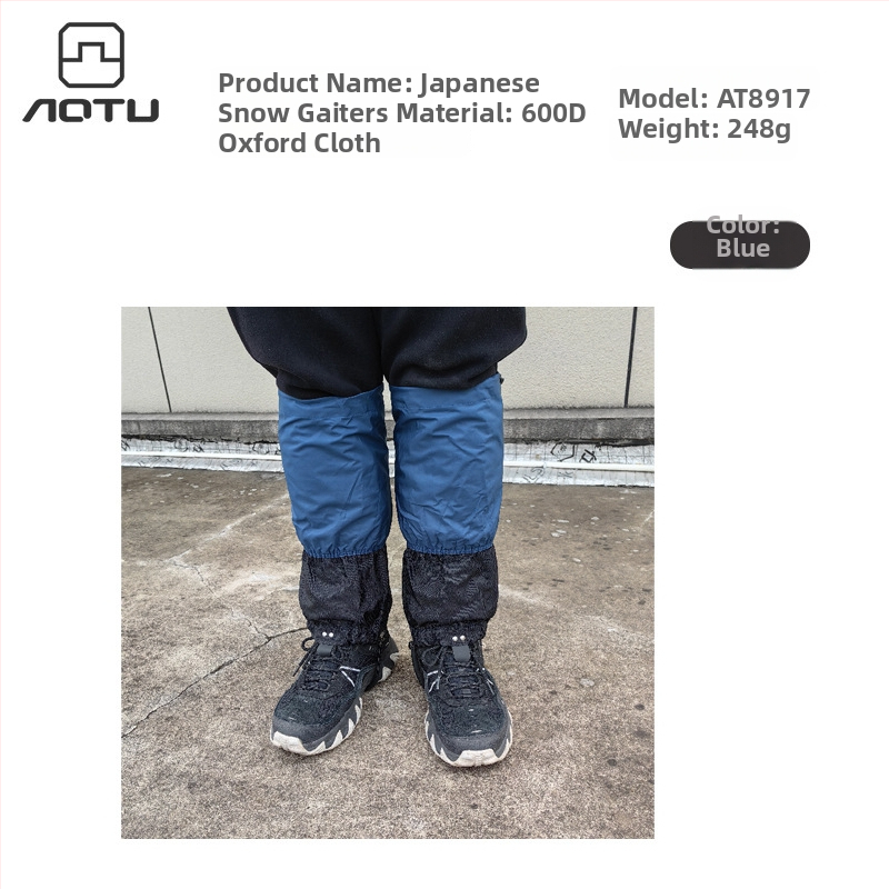 Snehové gaiters pre turistiku a lezenie — nepremokavé ochranné návleky na nohy a lýtka s ochranou proti piesku