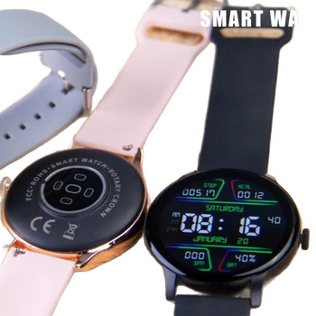 GT2 Smartwatch AMOLED rotund cu apeluri Bluetooth, încărcare wireless, rezistent la apă zilnic, monitorizare ritm cardiac și somn