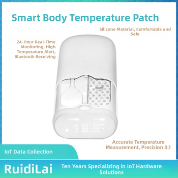 Bluetooth intelligentne kehatemperatuuri kleebis – 24-tunnine reaalajas palaviku jälgimine termomeeter imikutele ja väikelastele