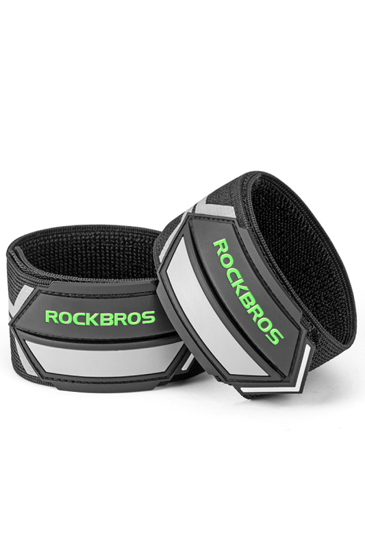 ROCKBROS Reflektirajuća traka za ruku/nogu za noćnu vožnju bicikla — poliester, prilagodljiva obrada