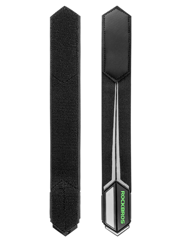 ROCKBROS Reflektirajuća traka za ruku/nogu za noćnu vožnju bicikla — poliester, prilagodljiva obrada