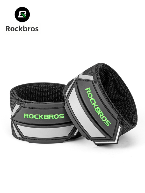 ROCKBROS Reflexná manžeta na ruku/nohu pre bicykel na nočné jazdy — polyester, spracovanie na mieru