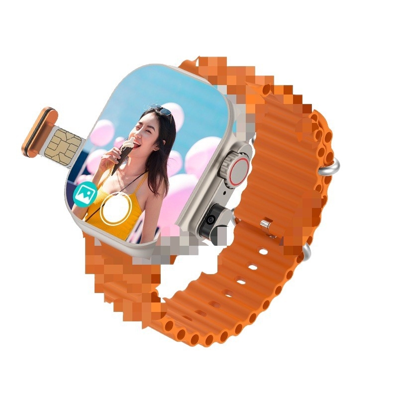 Pametni sat T76 ultra tanki mobilna verzija sa SIM-om, kvadratna kućišta od aluminijskog legura, 44 mm+, IPS zaslon, Bluetooth pozivi