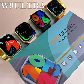Ceas inteligent cu Bluetooth pentru apeluri W9ultra, monitorizare ritm cardiac și tensiune arterială, afișaj IPS, rezistent la apă pentru uz zilnic, carcasă din aliaj de aluminiu, baterie de 180 mAh