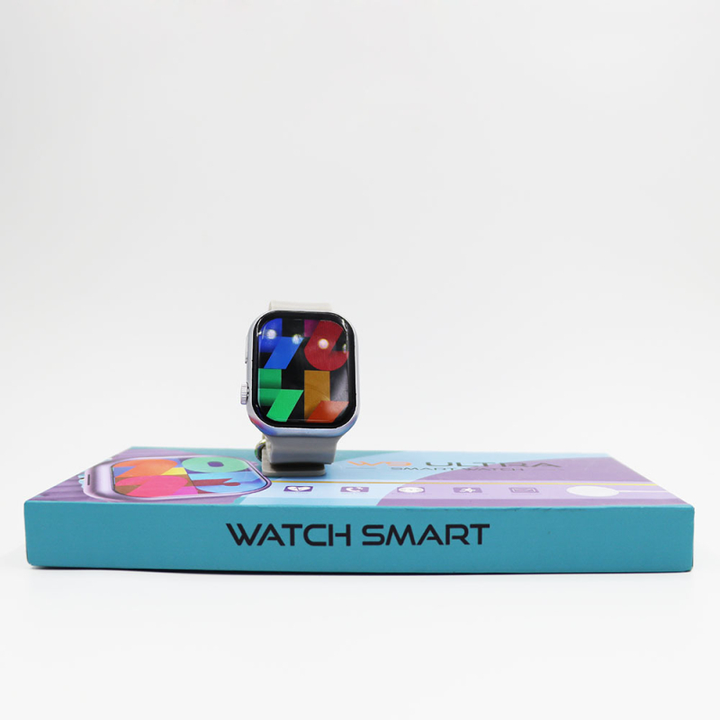 Ceas inteligent cu Bluetooth pentru apeluri W9ultra, monitorizare ritm cardiac și tensiune arterială, afișaj IPS, rezistent la apă pentru uz zilnic, carcasă din aliaj de aluminiu, baterie de 180 mAh