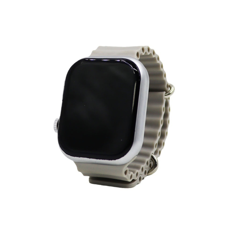 Ceas inteligent cu Bluetooth pentru apeluri W9ultra, monitorizare ritm cardiac și tensiune arterială, afișaj IPS, rezistent la apă pentru uz zilnic, carcasă din aliaj de aluminiu, baterie de 180 mAh