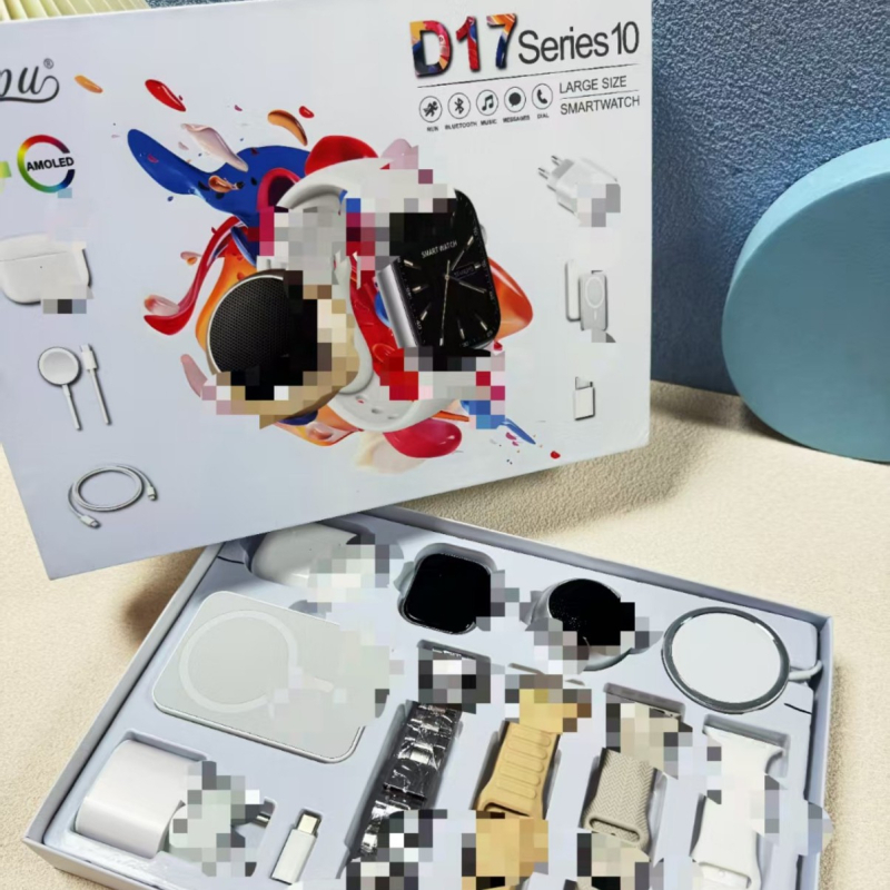Pametni sat D17 Series10 uz Bluetooth pozive, praćenje otkucaja srca, krvnog tlaka, zasićenosti krvi kisikom i praćenje sna