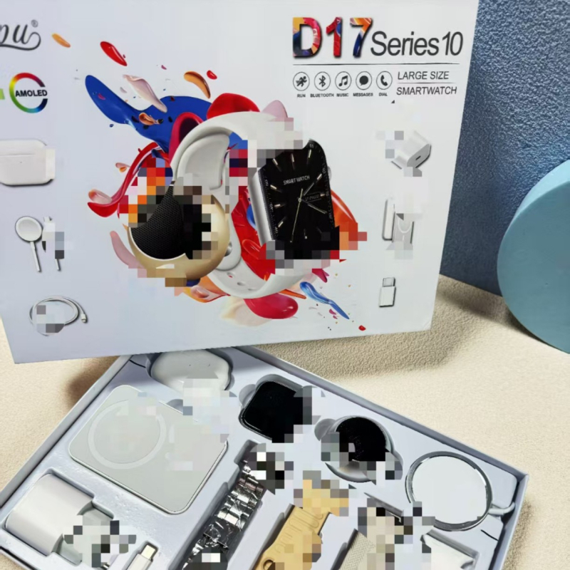 Pametni sat D17 Series10 uz Bluetooth pozive, praćenje otkucaja srca, krvnog tlaka, zasićenosti krvi kisikom i praćenje sna