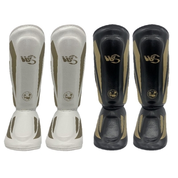 Защита за крак за бокс с PU кожа и пяна с висока плътност, защита на прасците, за възрастни