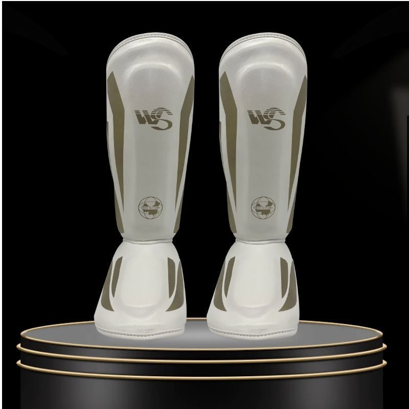 Защита за крак за бокс с PU кожа и пяна с висока плътност, защита на прасците, за възрастни