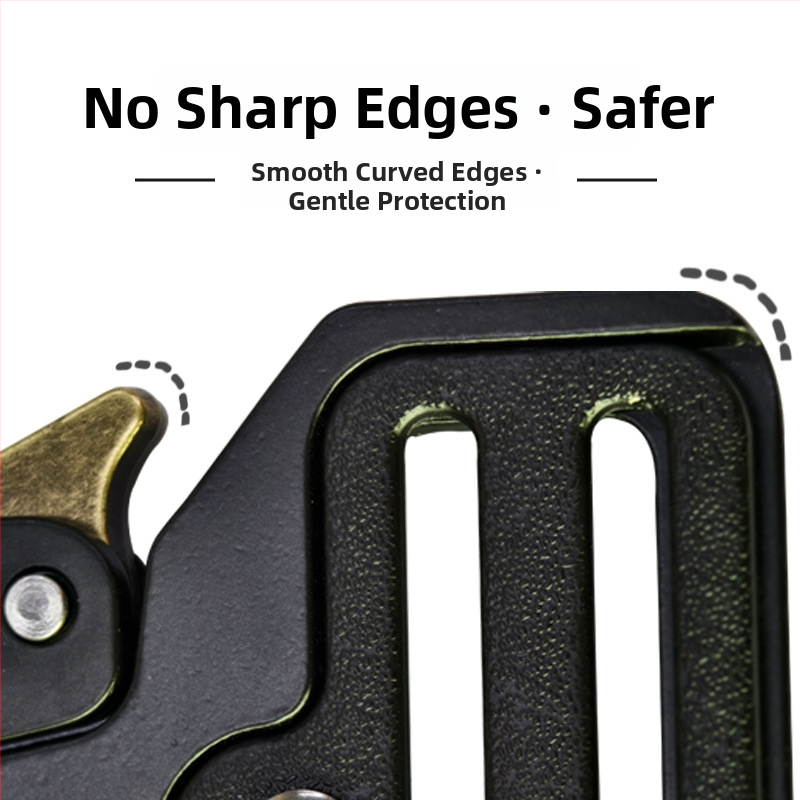 Nastaviteľná kovová spona kobry na batoh - taktické vonkajšie použitie, zliatina zinku, vodeodolná, odolná voči opotrebovaniu, odnímateľná spona