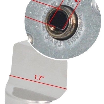 Gumb za plinsku ploču – zamjena, model W11117415, OEM, rotacijsko upravljanje