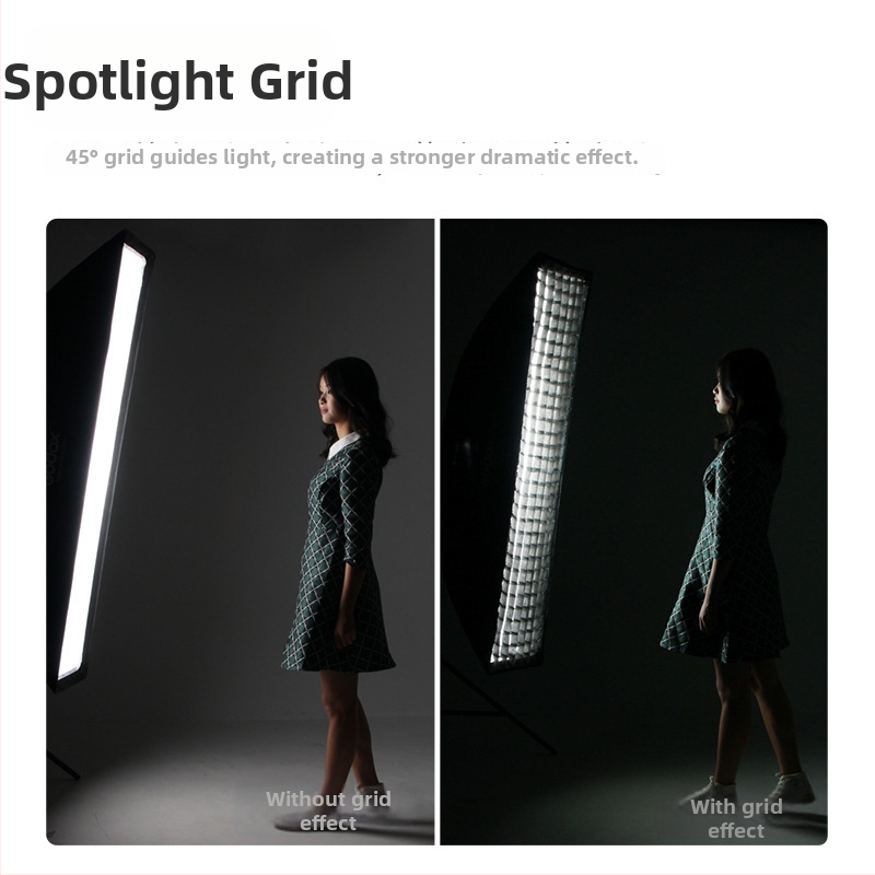 Softboxová mriežka pre mäkké svetlo — štvorcová a osmihranná hlboká mriežka, karbónové vlákno, pre foto štúdio, modely P90l/P90h/P120l/P120h, nosnosť 2–5 kg