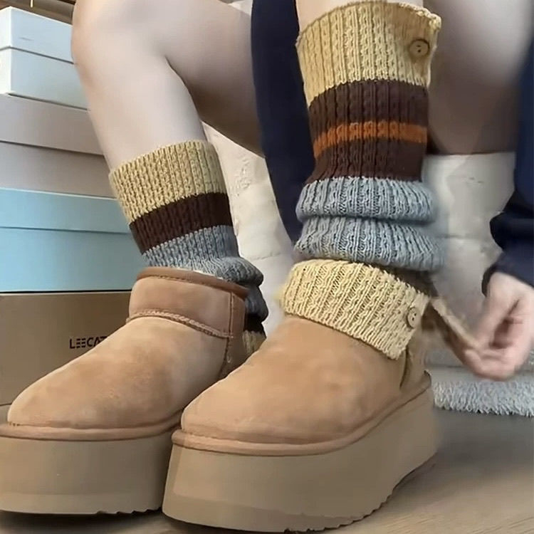 Leg Warmers - Debeli topli pleteni, korejski stil, SKU 7rfGEVif2GhrgAZrLxOVsq2aRVg=, Brand Unique Item, Not Imported