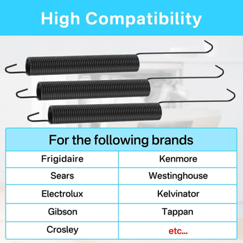 Пружина за врата на съдомиялна машина - част за замяна AP3363442 1014399, съвместима с модели 014399, 154226001, 154226002, 154345901, 154345902