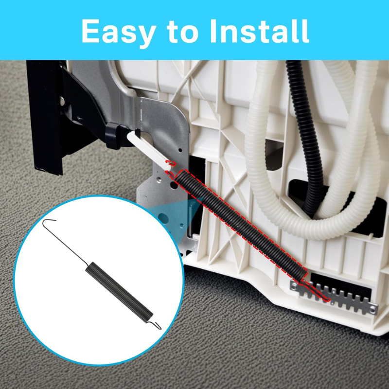 Пружина за врата на съдомиялна машина - част за замяна AP3363442 1014399, съвместима с модели 014399, 154226001, 154226002, 154345901, 154345902