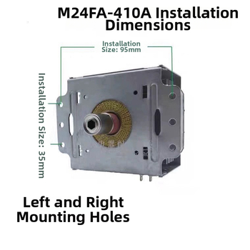Mikrovlnný magnetón M24FB-610, zadná montáž, kompatibilný s Galanz/Midea mikrovlnkami, ohrev a riadenie teploty