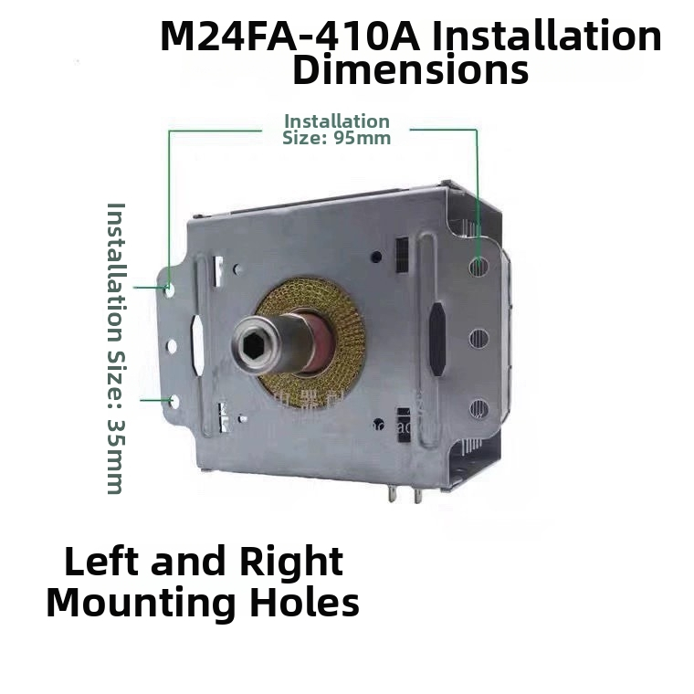 Mikrovlnný magnetón M24FB-610, zadná montáž, kompatibilný s Galanz/Midea mikrovlnkami, ohrev a riadenie teploty