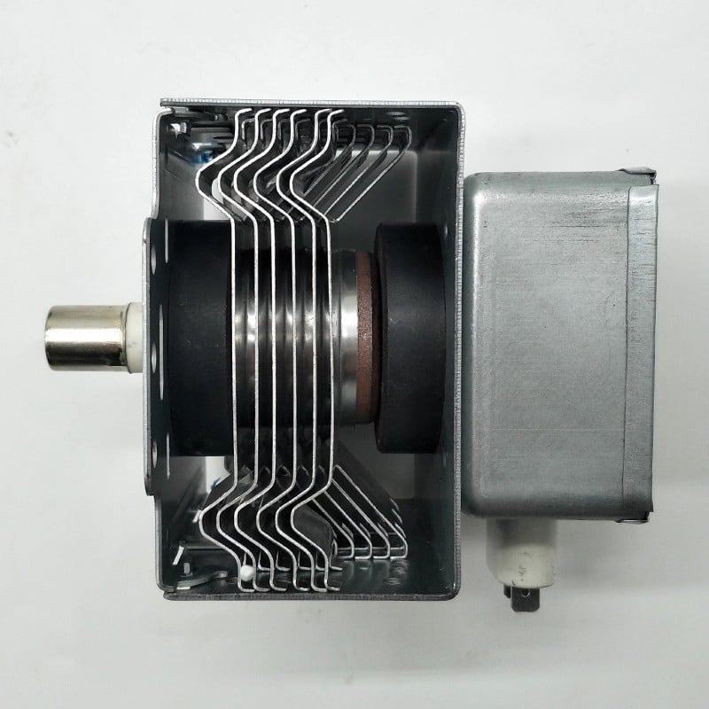 Mikrohullámú sütő magnetron M24FB-610, hátsó szerelés, kompatibil Galanz/Midea mikrohullámú sütőkkel, mikrohullámú melegítés és hőmérséklet-szabályozás