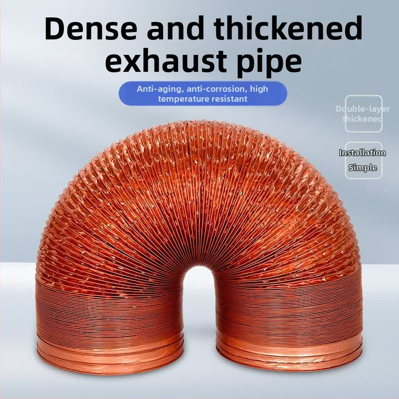 Кухненска тръба за изпускане към кухненския абсорбатор, модел 5151, монтаж: аспиратор, марка Golden royal alum, произход: Чанжоу, Хъбей, 2024