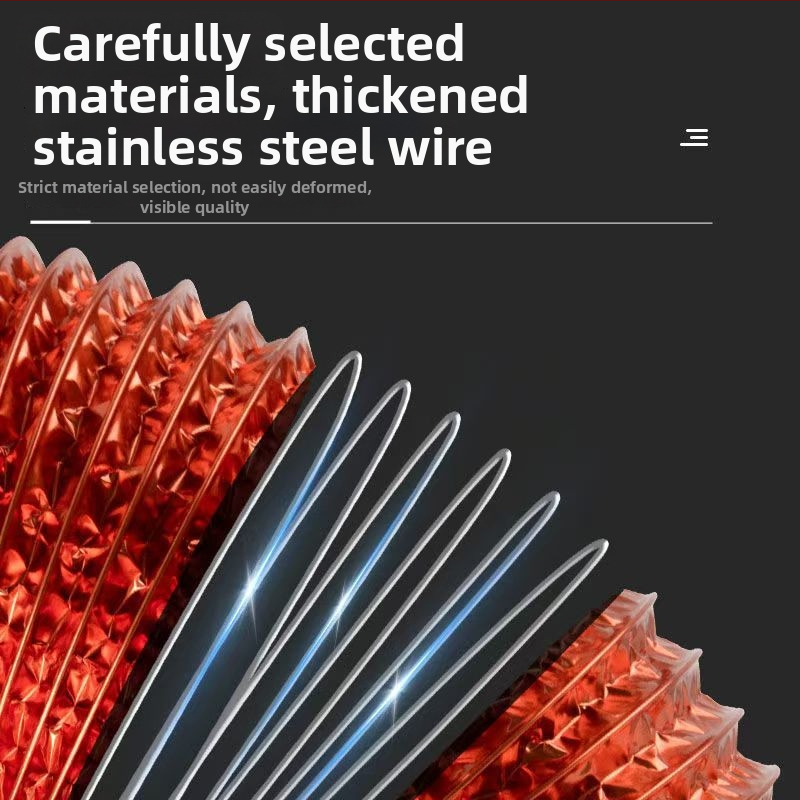 Кухненска тръба за изпускане към кухненския абсорбатор, модел 5151, монтаж: аспиратор, марка Golden royal alum, произход: Чанжоу, Хъбей, 2024