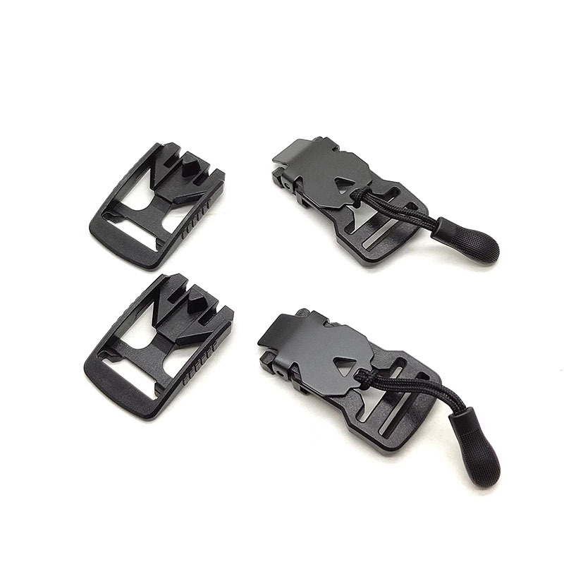 Μαγνητική ημιμεταλλική αγκράφα με γρήγορη απελευθέρωση και ενσωματωμένο λουρί χειρός για αποσκευών – πλαστικό+σίδηρος, ηλεκτροεπίχωση, Hengbang Hardware