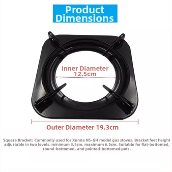 Gaasipliidi alus ja pottide riiul — mitmekülgne ruudukujuline pliidiraam, mudel 001, bränd Lianghuai, päritolu Guangdong