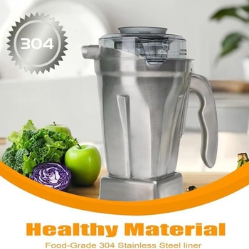 Ceașcă din oțel inoxidabil 48oz cu capac și suport pentru lamă încrucișată, compatibil Vitamix