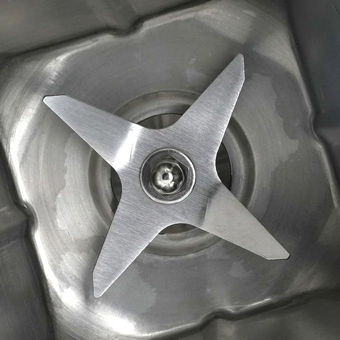 Ceașcă din oțel inoxidabil 48oz cu capac și suport pentru lamă încrucișată, compatibil Vitamix