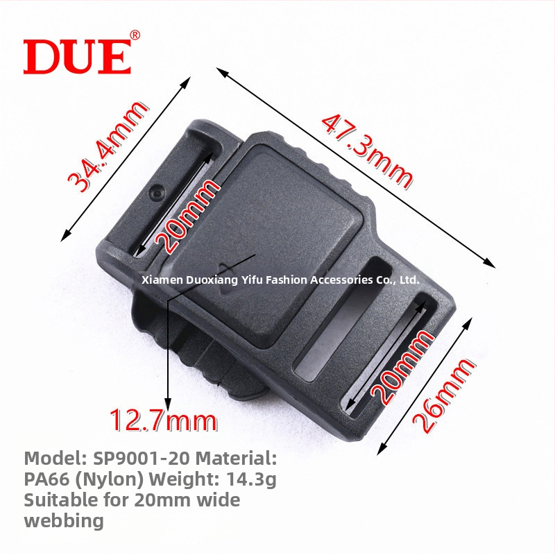 More than art DUE Plastová magnetická spona na prilby a batohy - Jar 2024, doplnky k batožine