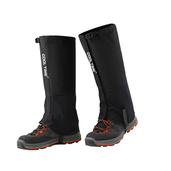 OUTDOOR gaiters za planinarenje - COOLTIME, 420D najlon, prozračan vodootporan materijal, mogućnost prilagodbe obrade