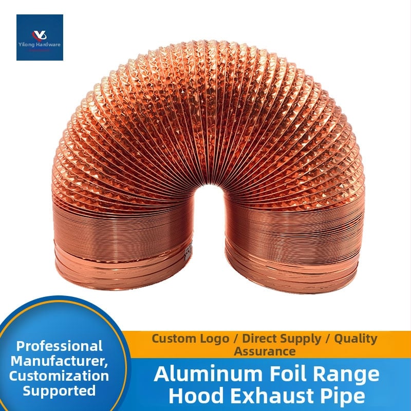 Köögisuitsutorustiku komplekt, teleskoopiline alumiiniumfoolium, välise paigaldus