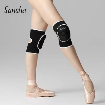 Sansha Zaštita za koljeno za ples i jogu — debeli topli jastučić od pjene, unisex, pogodna za trčanje, fitness i plesne pokrete