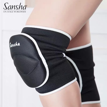 Sansha Zaštita za koljeno za ples i jogu — debeli topli jastučić od pjene, unisex, pogodna za trčanje, fitness i plesne pokrete
