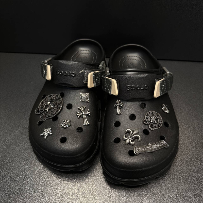 NIWAN CC Metalni križni dekorativni kopča za sandale – Retro stil, Model CC, za sve sezone
