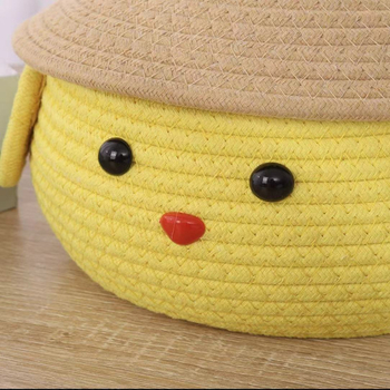 Cartoon υφασμάτινο δοχείο αποθήκευσης γραφείου με καπάκι – 2L, κατάλληλο για σαλόνι, υπνοδωμάτιο και μελέτη