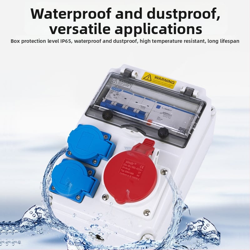SIN1802 Vanjska prenosna vodootporna kutija za distribuciju, 380V/220V, 8P, IP67, PC kućište