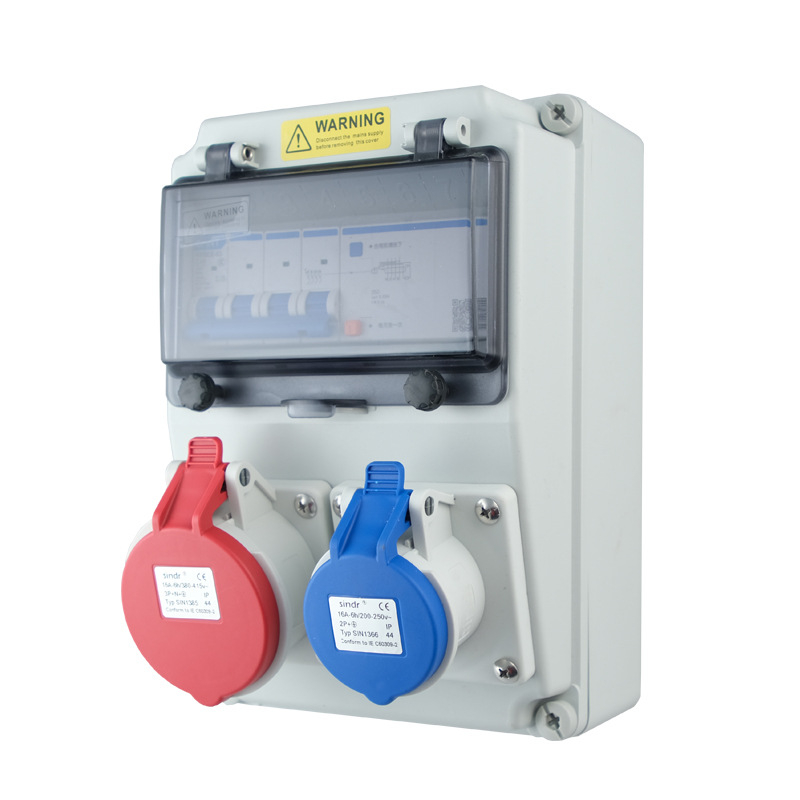 SIN1802 Vanjska prenosna vodootporna kutija za distribuciju, 380V/220V, 8P, IP67, PC kućište