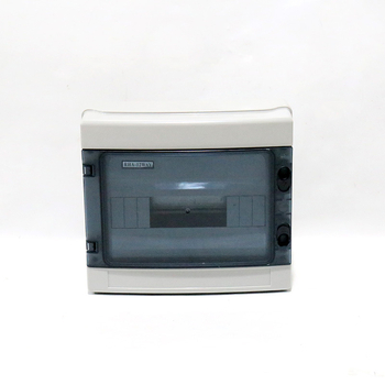 Водоустойчива разпределителна кутия за осветление, IP65, стенен монтаж, ABS капак, външно ниско напрежение