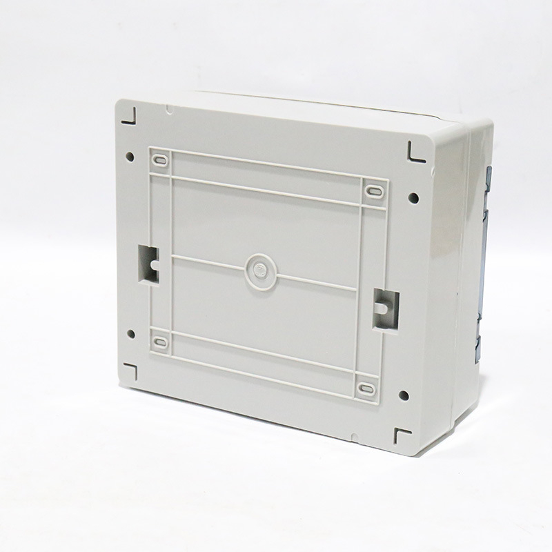 Водоустойчива разпределителна кутия за осветление, IP65, стенен монтаж, ABS капак, външно ниско напрежение