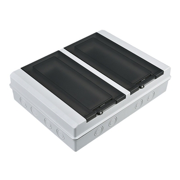 HT серия водоустойчива външна разпределителна кутия, повърхностно монтирана, 3-36 вериги, IP65, ABS корпус, PS капак