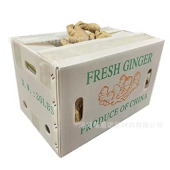 Cutie turnover din PP pentru fructe și legume, impermeabilă, pliabilă, capacitate de încărcare 50