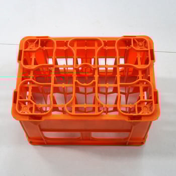 Coș de băuturi HDPE cu 24 compartimente, Cutie pentru bere, Turnare prin injecție într-un singur ciclu, Capacitate de încărcare 50, Rezistent la apă și umezeală, Brand Qibo Plastic Industry