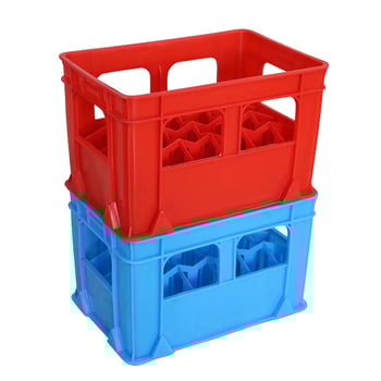 Coș de băuturi HDPE cu 24 compartimente, Cutie pentru bere, Turnare prin injecție într-un singur ciclu, Capacitate de încărcare 50, Rezistent la apă și umezeală, Brand Qibo Plastic Industry