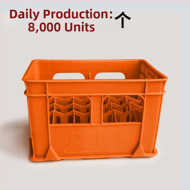 HDPE 24-členný košík na nápoje, plastová krabica na pivo, jednorazovo vstrekovaná výroba, nosnosť 50, vodeodolný a vlhkostiodolný, značka Qibo Plastic Industry