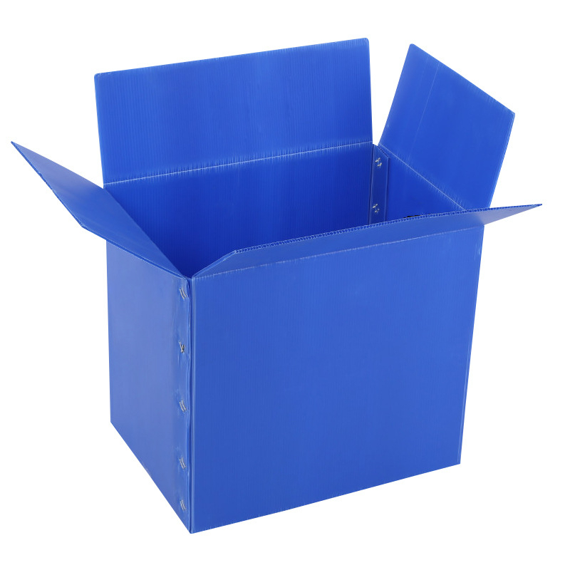 Cutie turnover din PP, impermeabilă, anti-statică, pliabilă, încărcare 30-400 kg