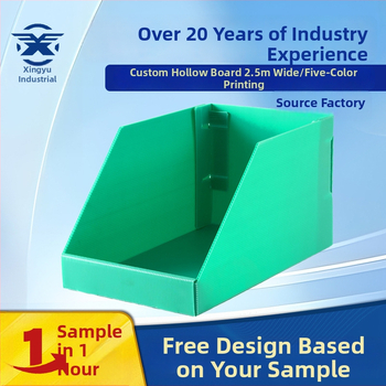 PP organizačná škatuľa s vodotesným a vlhkosť odolným dizajnom, škatuľka na súbory s nakloneným predným otvorom, Xingyu Industrial