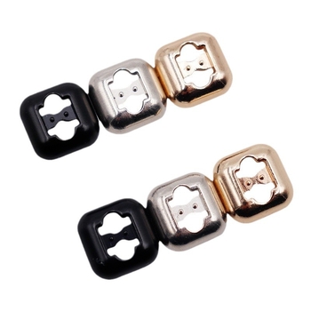 Kulogin Cataramă pentru pantofi fără șireturi – metalică, model #54 seria, compatibil cu adidași, pantofi sport, casual și de lucru, dimensiuni 12.9×12.9 mm