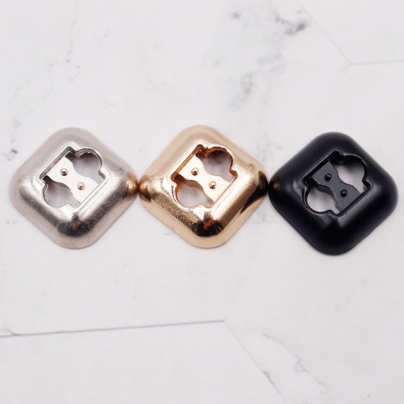 Kulogin Cataramă pentru pantofi fără șireturi – metalică, model #54 seria, compatibil cu adidași, pantofi sport, casual și de lucru, dimensiuni 12.9×12.9 mm