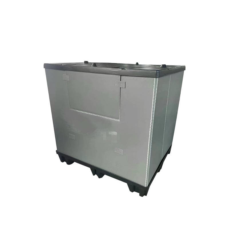 Cutie logistică pliabilă cu panou celular hexagonal, etanșă la apă și umezeală, din PP, cu rezistență înaltă